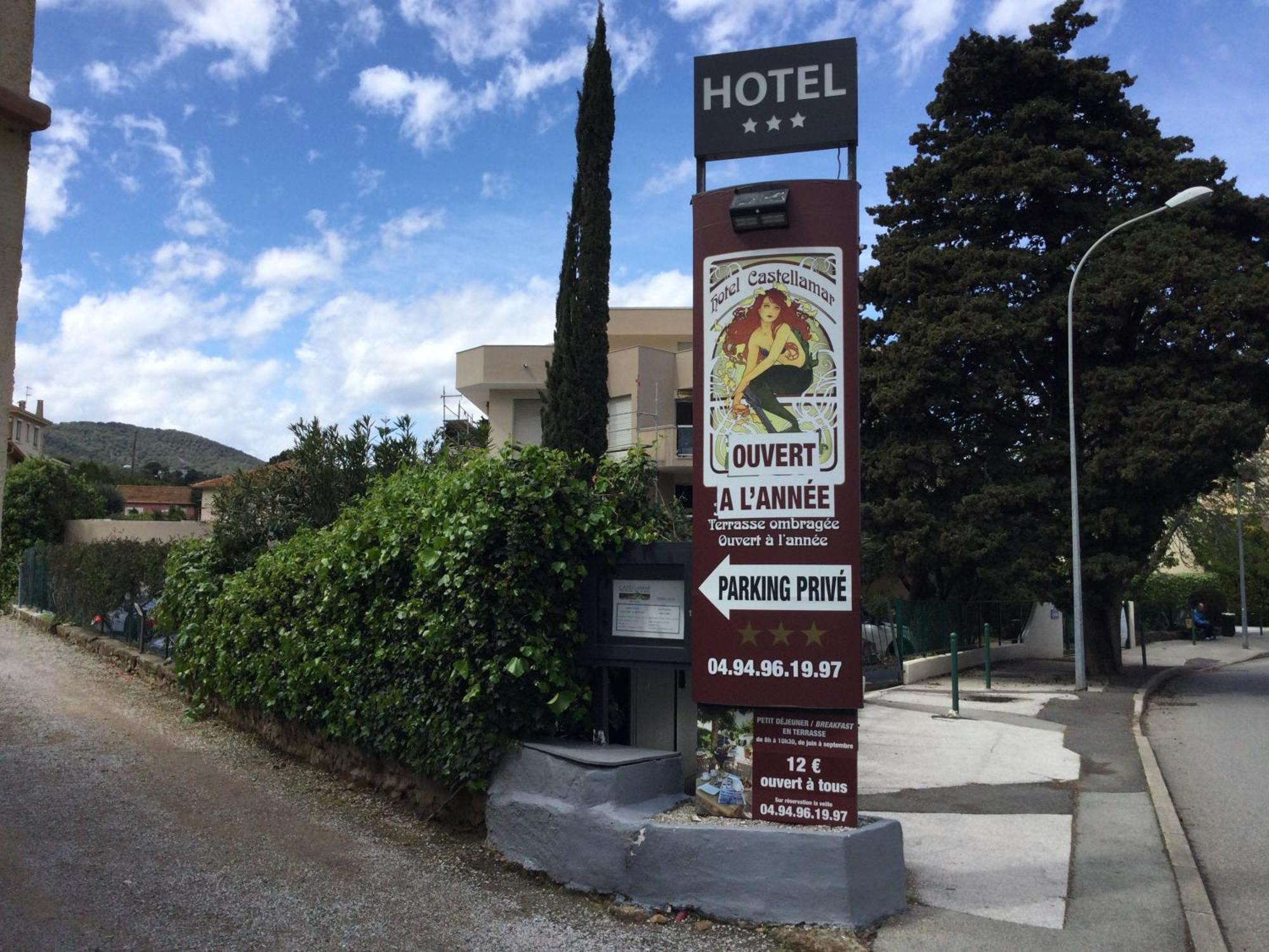 Hotel Le Castellamar Sainte-Maxime Exteriör bild